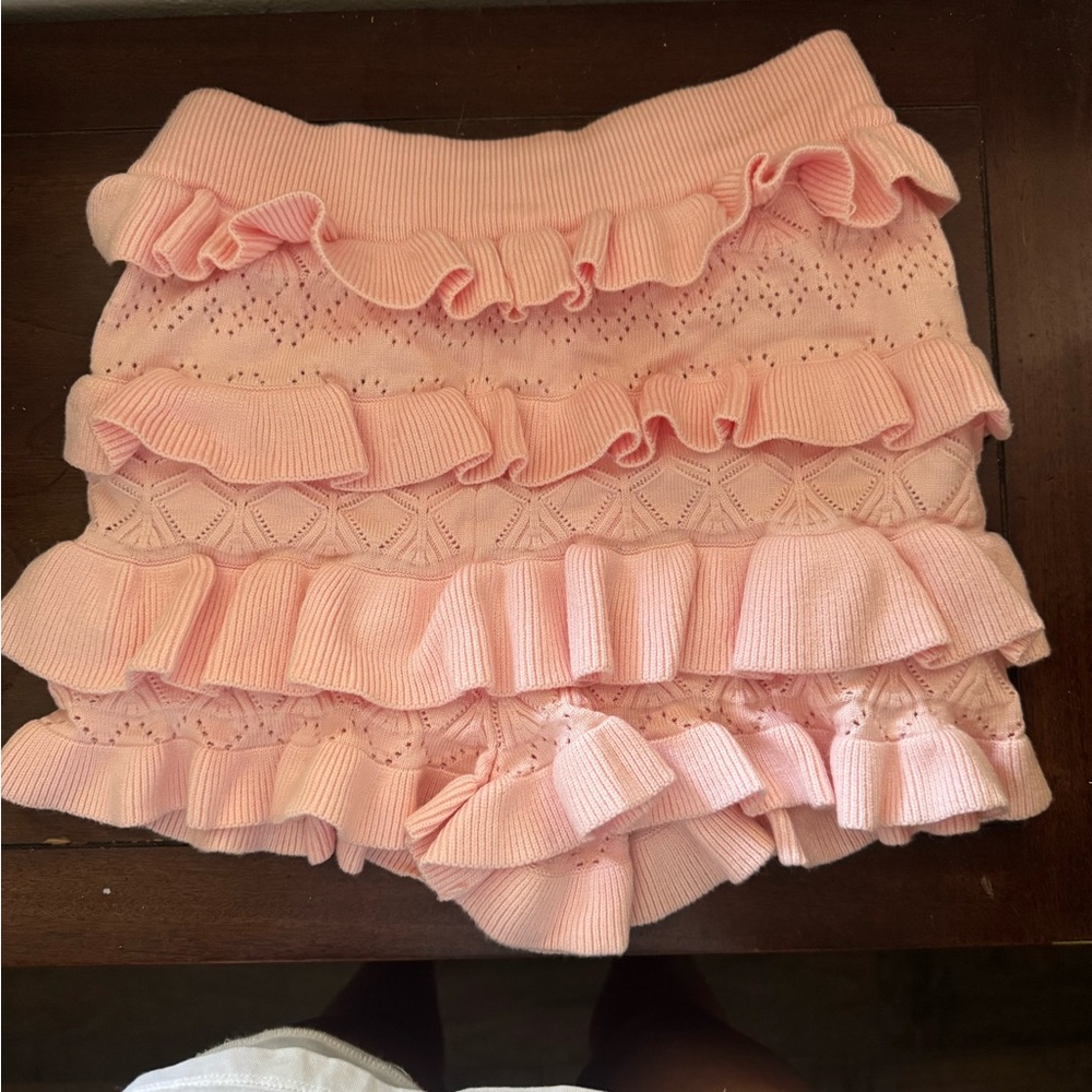 H&M Soft Pink Knit Shorts